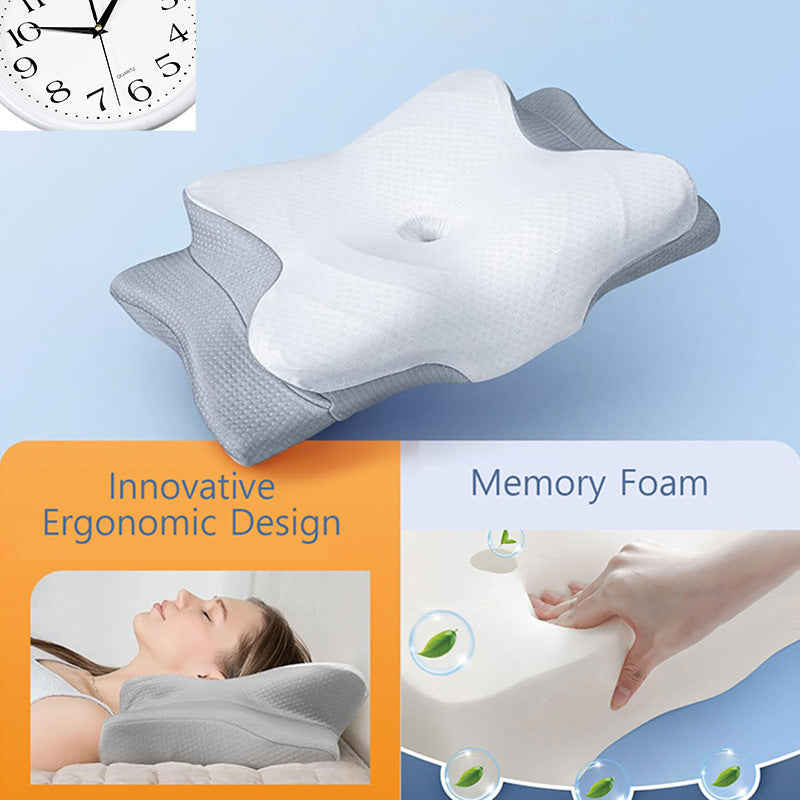 Buy Memory Foam Butterfly Pillow for Neck Support and Comfort Vendula Care 1