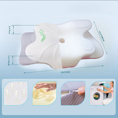 Buy Memory Foam Butterfly Pillow for Neck Support and Comfort Vendula Care 2