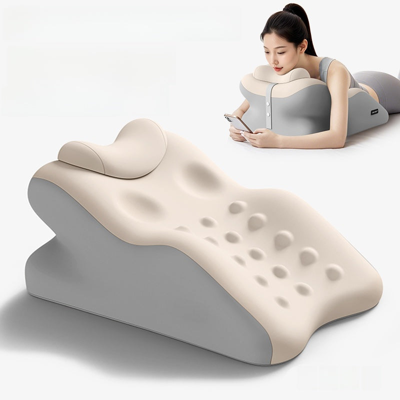 Buy Memory Foam Cervical Pillow with Heat Massage for Neck Care Vendula Care 1