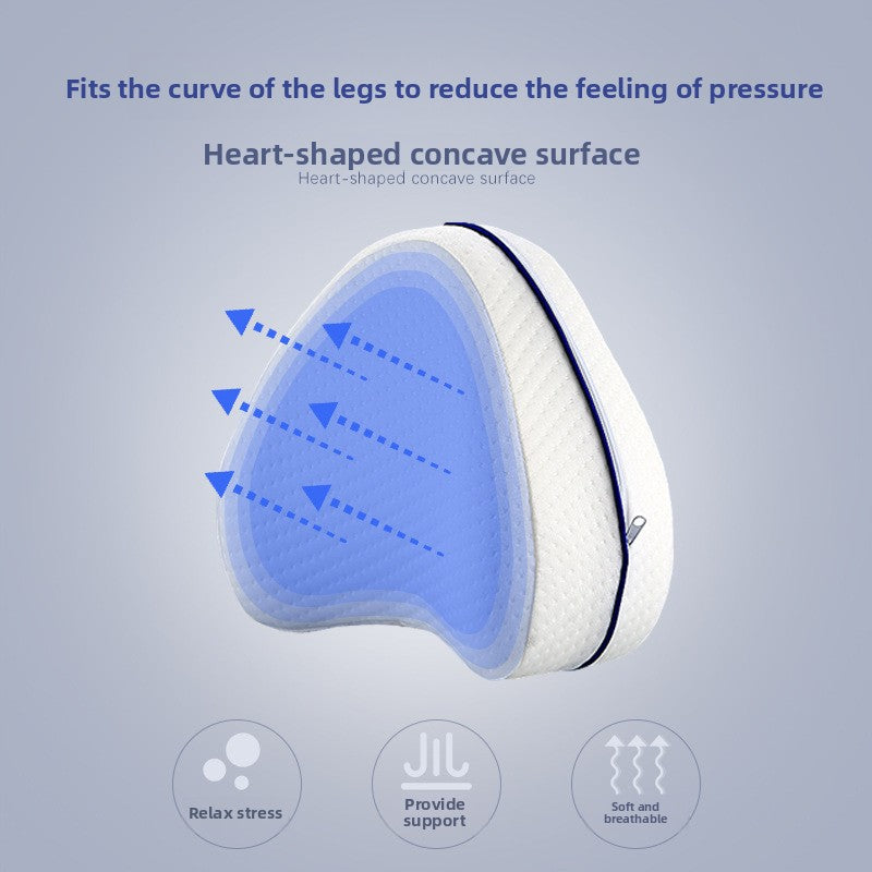 Buy Memory Foam Leg Pillow for Sleep Comfort and Knee Support Vendula care 1