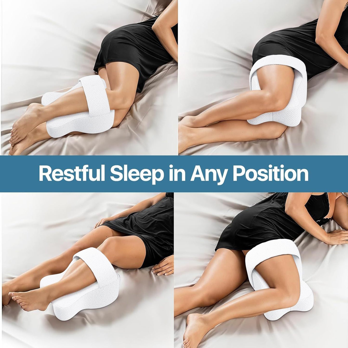Buy Memory Foam Leg Support Pillow for Better Sleep Comfort Vendula Care 2