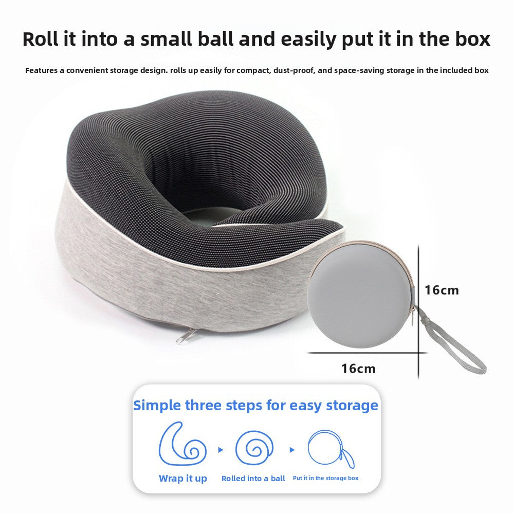 Buy Memory Foam U-Shape Neck Pillow with Storage Box Vendula care 1