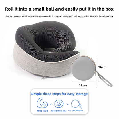 Buy Memory Foam U-Shape Neck Pillow with Storage Box Vendula care 1