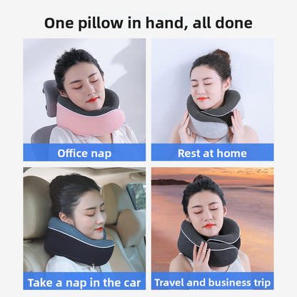 Buy Memory Foam U-Shape Neck Pillow with Storage Box Vendula care 3