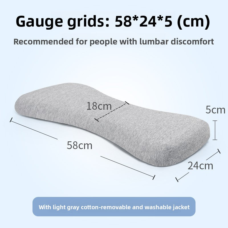 Buy Natural Latex Lumbar Support Pillow for Lower Back Comfort Vendula Care 3