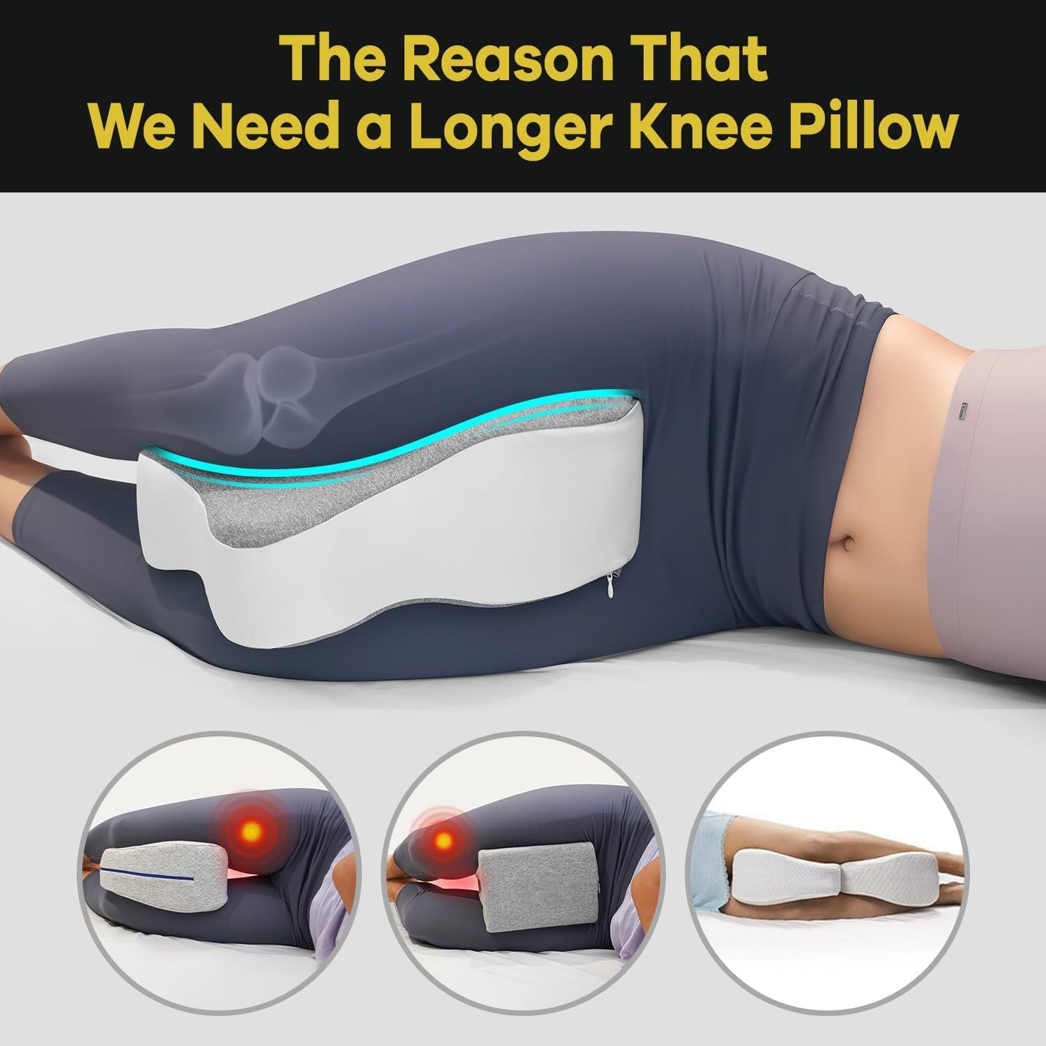 Buy New Butterfly-Shaped Memory Foam Leg Pillow for Comfort Vendula Care 2