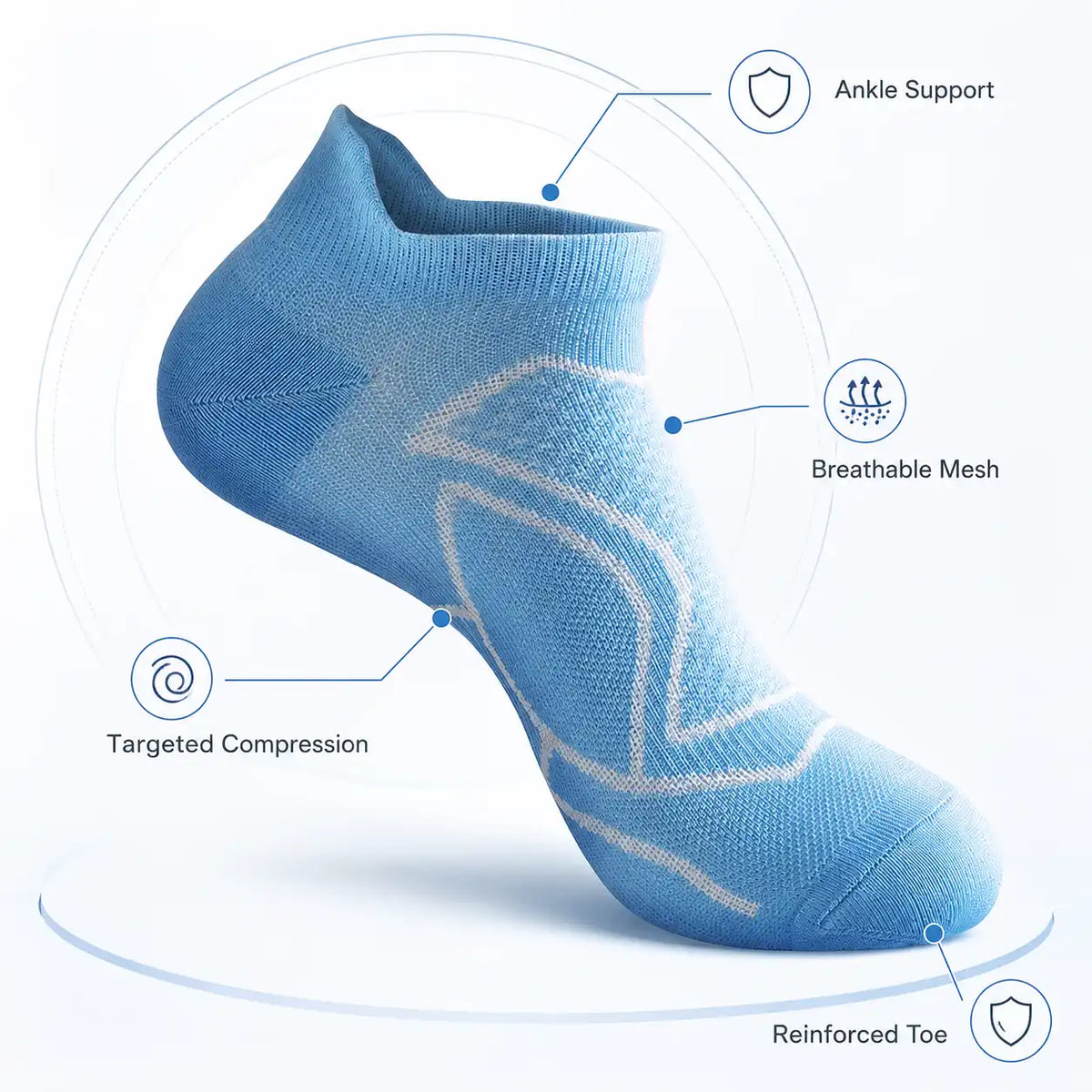 Breathable Quick-Dry Sports Running Socks for Peak Performance