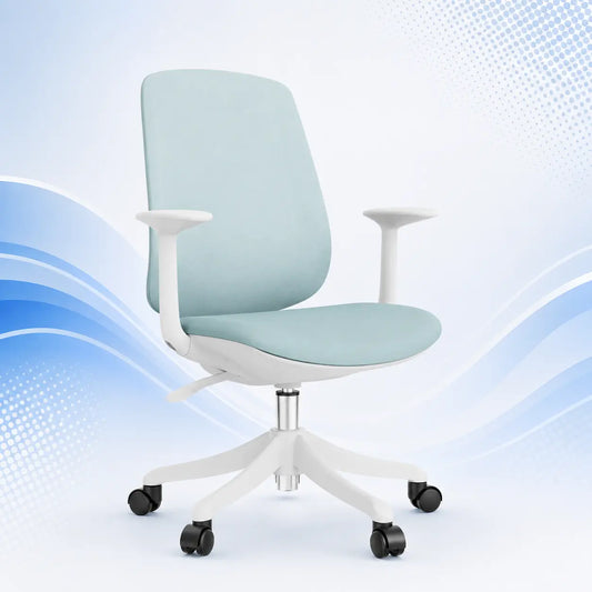 Comfortable Ergonomic Mesh Office Chair with Rolling Casters Global Swanky 01