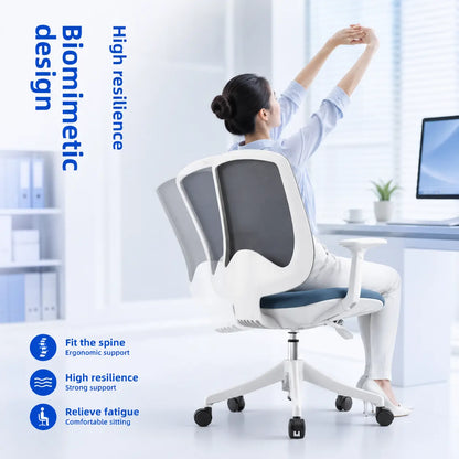 Comfortable Ergonomic Mesh Office Chair with Rolling Casters Global Swanky 03