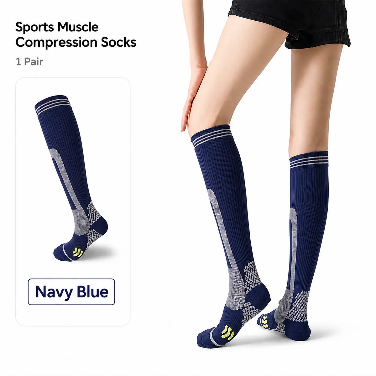 Compression Sports Socks for Running and Fitness vendula care 01