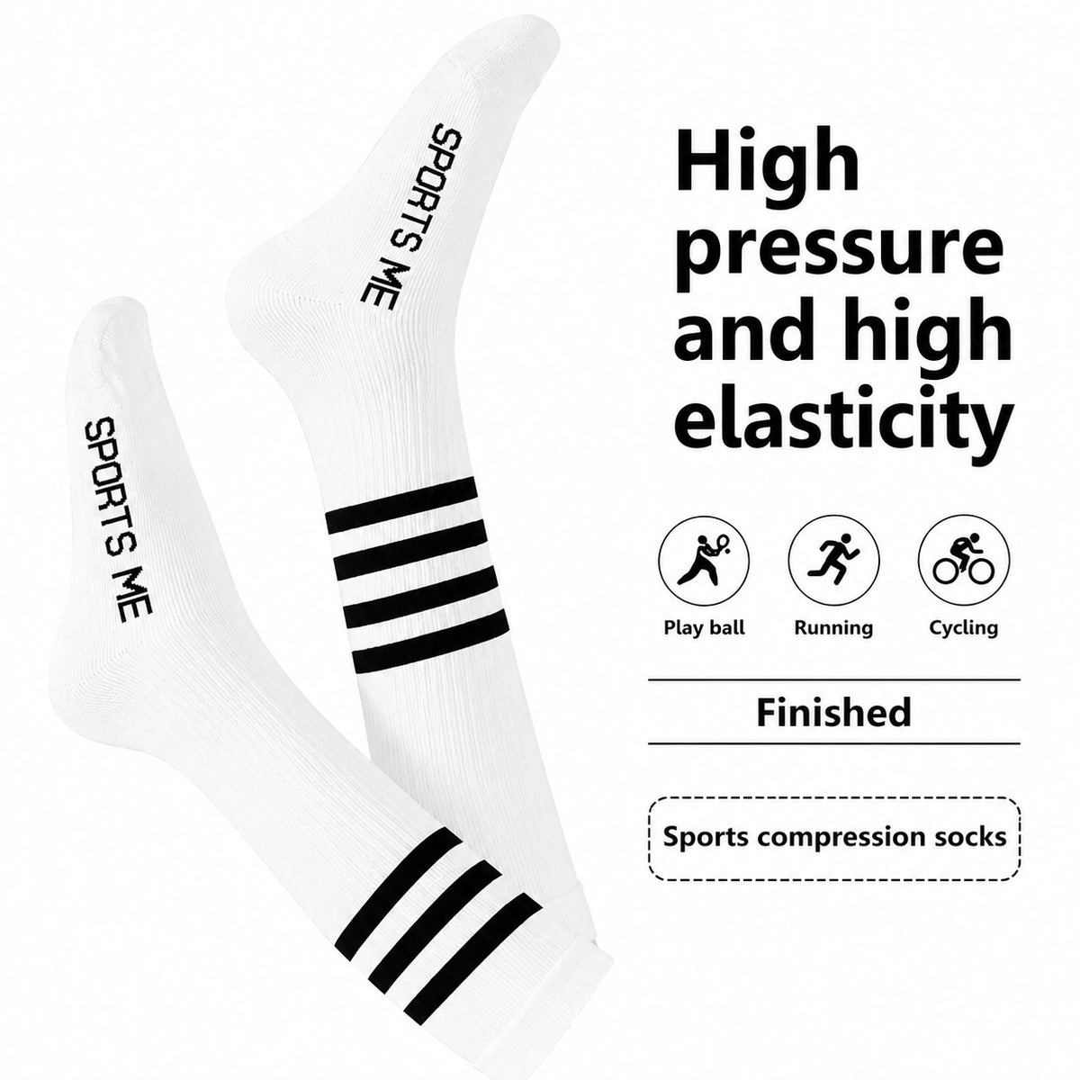 Compression Calf Socks – Long Cycling Socks for Sports Use Vendula Care 4