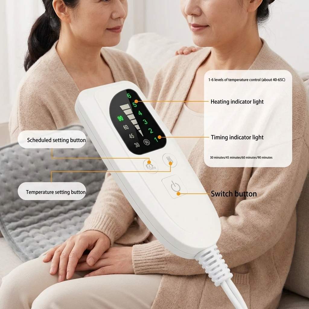Constant Temperature Electric Heating Pad for Cozy Warmth Vendula Care (11)