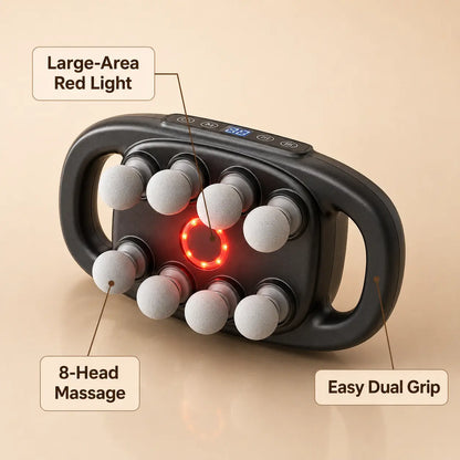 Deep Tissue Massage Gun with LCD Screen & 8 Massage Heads Vendula Care  (11)
