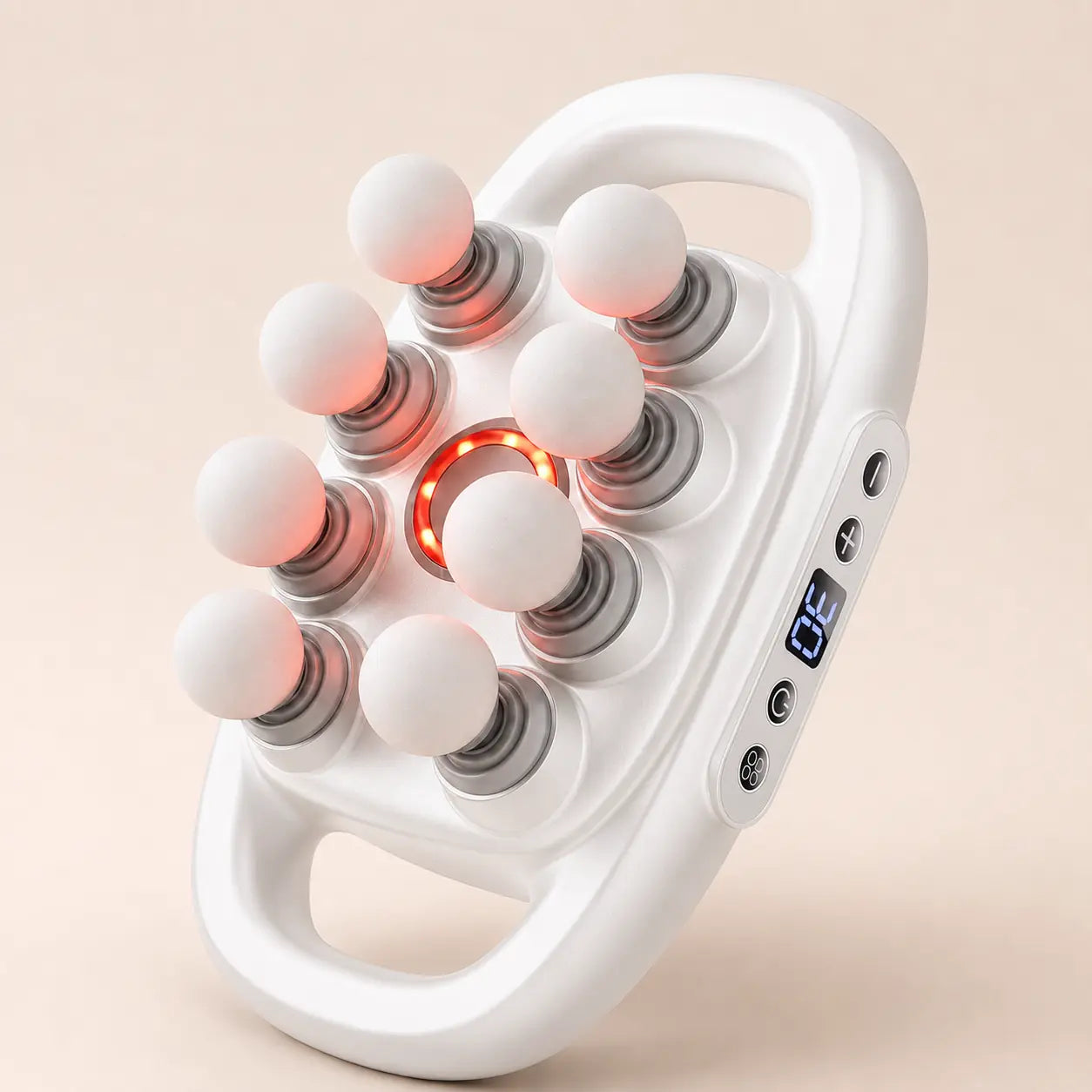 Deep Tissue Massage Gun with LCD Screen & 8 Massage Heads Vendula Care  (4)