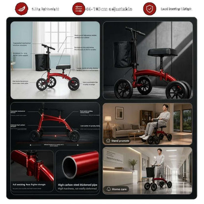Elderly Mobility Aid Walker Cart with Brake Support Now Vendula Care 6