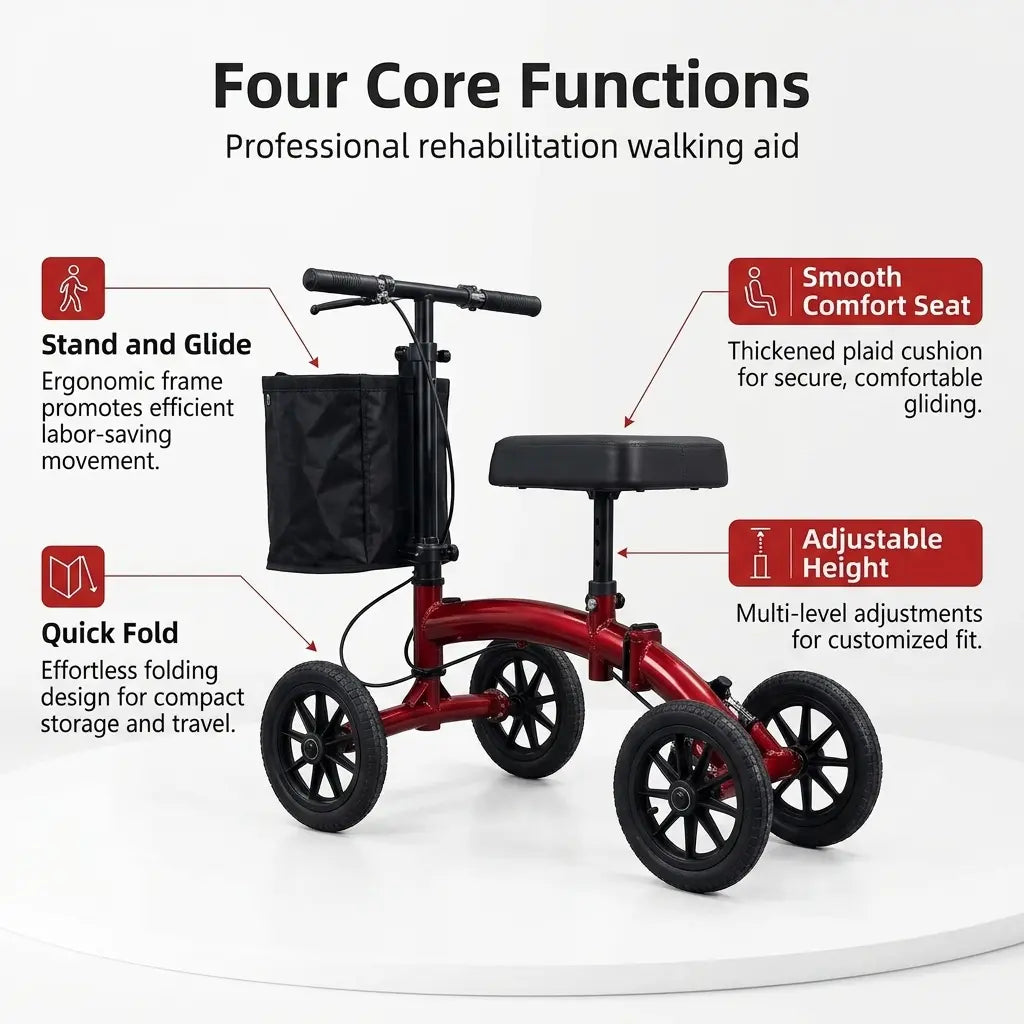 Elderly Mobility Aid Walker Cart with Brake Support Now Vendula Care 6