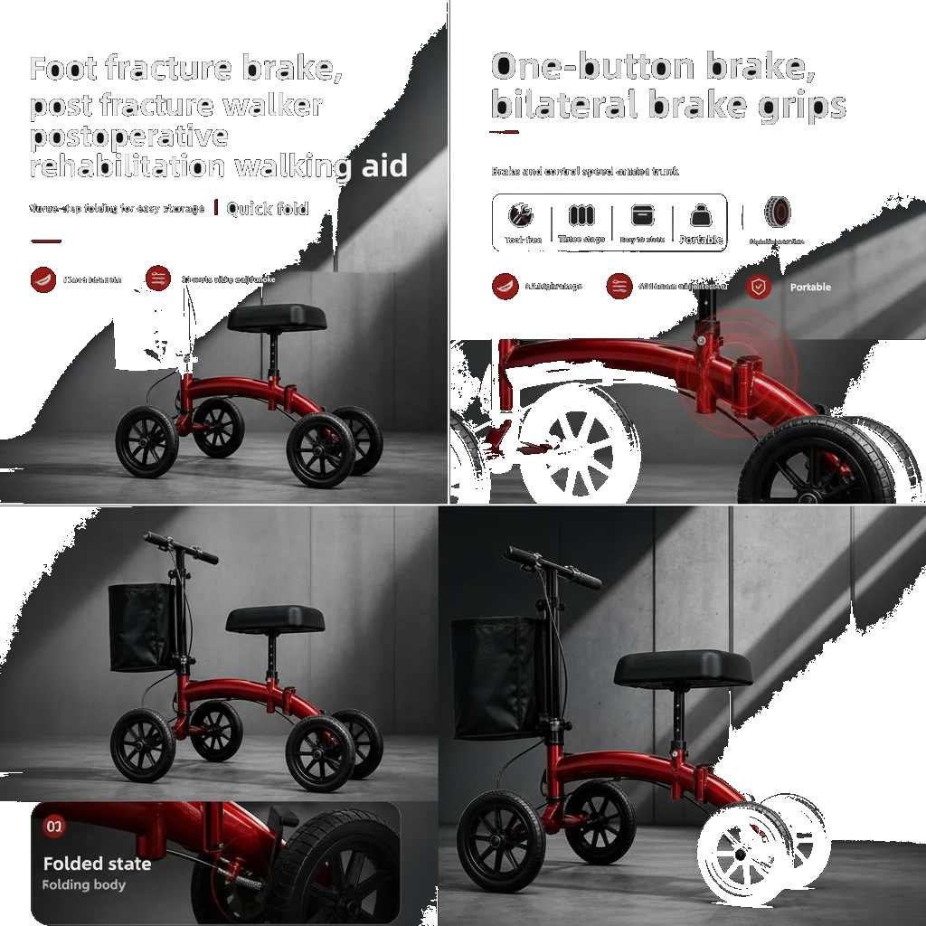 Elderly Mobility Aid Walker Cart with Brake Support Now Vendula Care 9