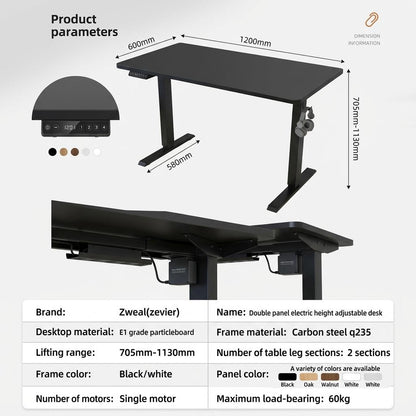 Electric Height Adjustable Standing Desk for Home Office Vendula Care (5)