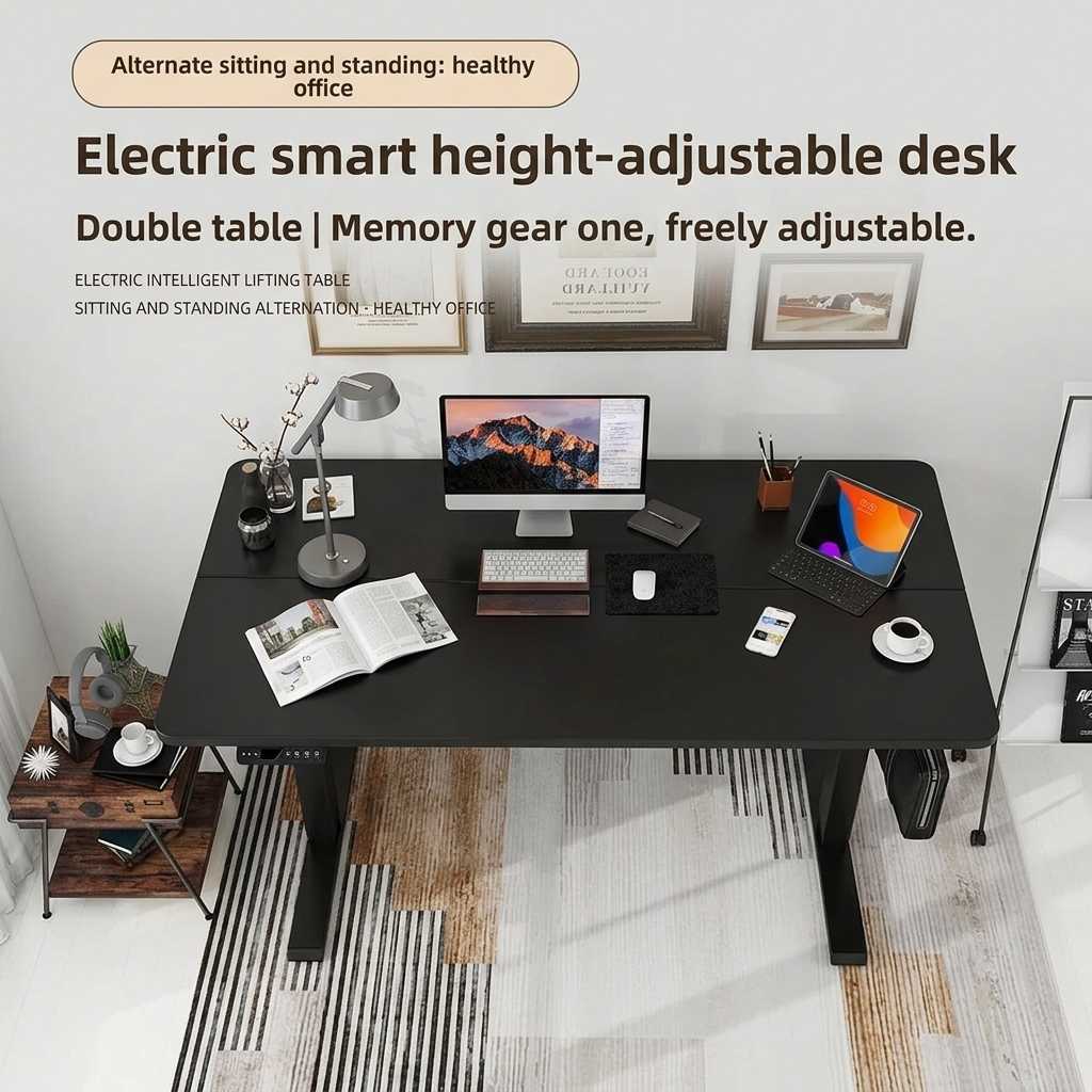 Electric Height Adjustable Standing Desk for Home Office Vendula Care (6)