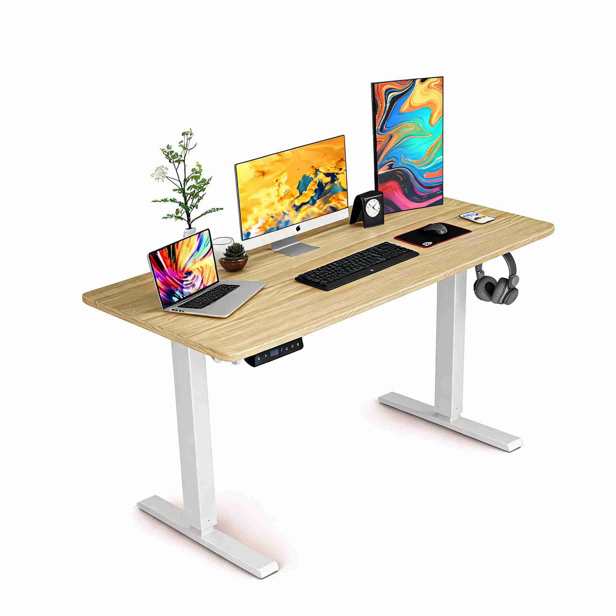 Electric Height Adjustable Standing Desk for Home Office Vendula Care (8)