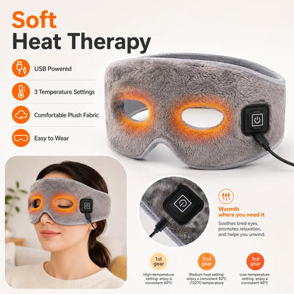Electric Heated Eye Mask Dry Eyes, Puffiness & Relaxation Vendula Care 8