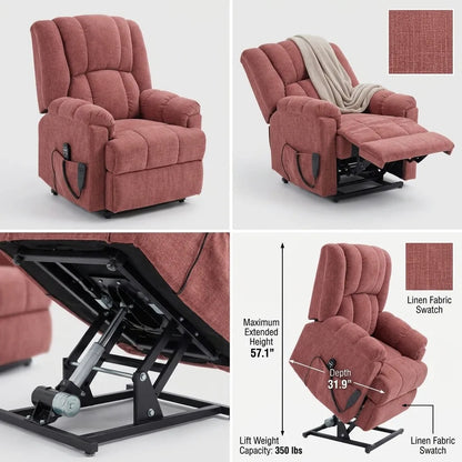 Electric Reclining Chair Power Recliner for Living Room Home Vendula Care 03