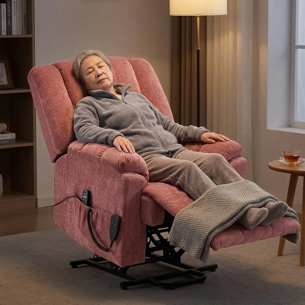 Electric Reclining Chair Power Recliner for Living Room Home Vendula Care 05