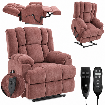 Electric Reclining Chair Power Recliner for Living Room Home Vendula Care 07