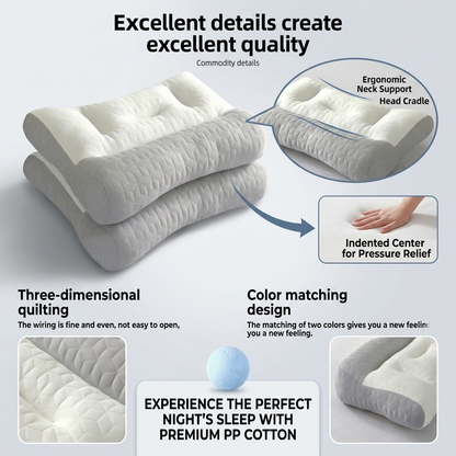 ErgonomicLatexCervicalSupportPillowforNeckPainReliefVendulaCare-02