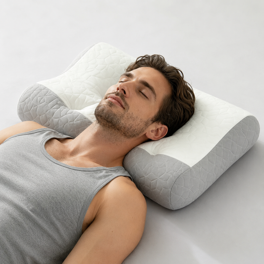 ErgonomicLatexCervicalSupportPillowforNeckPainReliefVendulaCare-03