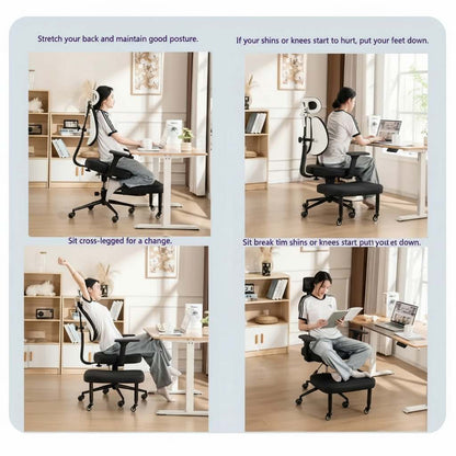 Ergonomic Adjustable Kneeling Chair for Home Posture Support Vendula Care 03