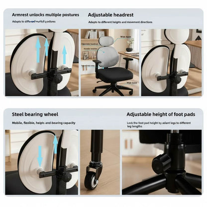 Ergonomic Adjustable Kneeling Chair for Home Posture Support Vendula Care 07