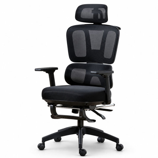 Ergonomic Adjustable Office Desk Chair with Lumbar Support Vendula Care  (9)