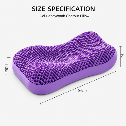 Ergonomic Breathable Cervical Support Pillow for Sleeping VendulaCare 02