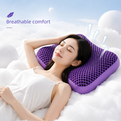 Ergonomic Breathable Cervical Support Pillow for Sleeping  VendulaCare 08