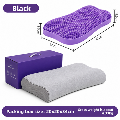 Ergonomic Breathable Cervical Support Pillow for Sleeping  VendulaCare 11
