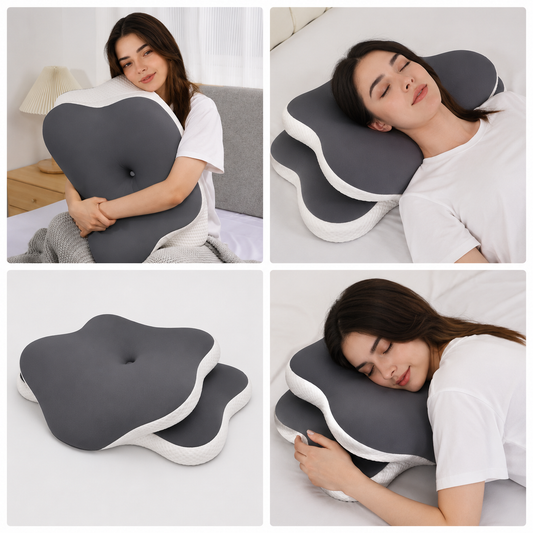 Ergonomic Butterfly Memory Foam Neck Pillow for Pain Relief Vendula Care 2