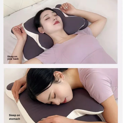 Ergonomic Butterfly Memory Foam Neck Pillow for Pain Relief Vendula Care 3
