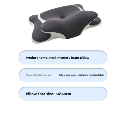 Ergonomic Butterfly Memory Foam Neck Pillow for Pain Relief Vendula Care 9