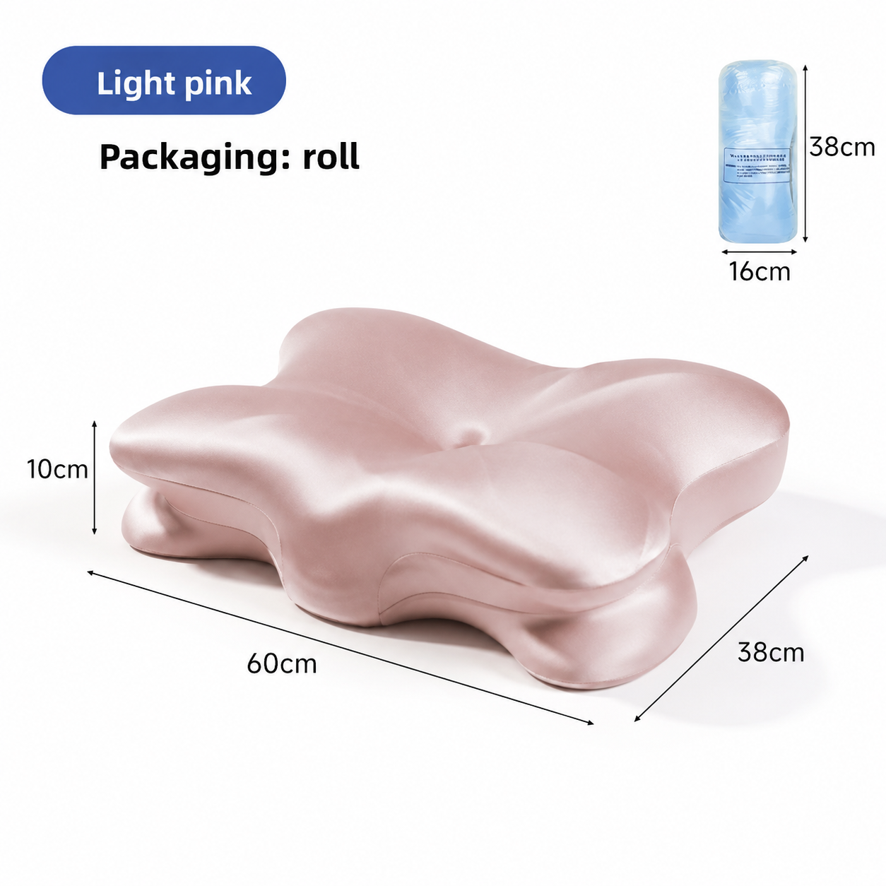 Ergonomic Cervical Memory Foam Pillow for Neck Pain Relief Vendula Care 05