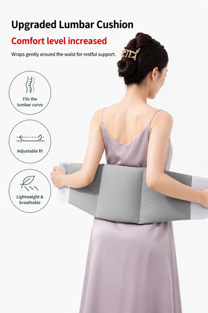 Ergonomic Lumbar Pillow for Sleeping Comfort & Back Support VendulaCare 08