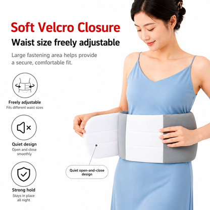 Ergonomic Lumbar Pillow for Sleeping Comfort & Back Support VendulaCare 01
