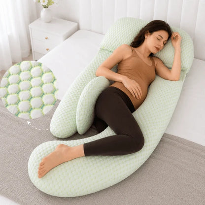 Ergonomic Maternity Pillow Side Sleeping & Pregnancy Support Vendula care 3
