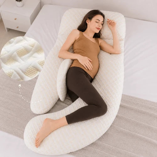 Ergonomic Maternity Pillow Side Sleeping & Pregnancy Support Vendula care 4