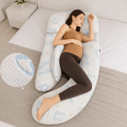 Ergonomic Maternity Pillow Side Sleeping & Pregnancy Support Vendula care 5