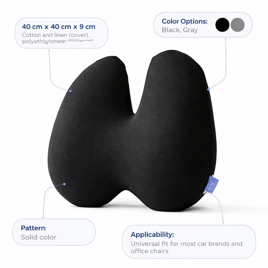 Ergonomic Memory Foam Car Cushion for Office and Travel Use Vendula Care 4