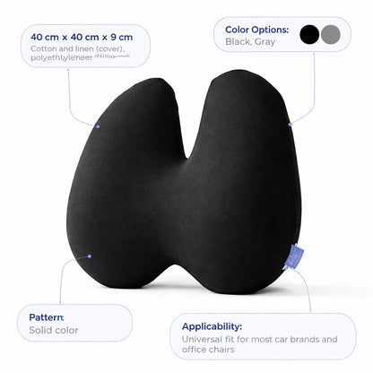 Ergonomic Memory Foam Car Cushion for Office and Travel Use Vendula Care 4