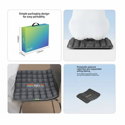 Ergonomic Memory Foam Office Cushion for Back Pain Relief Vendula Care 06
