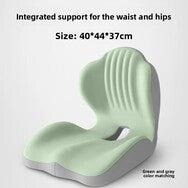 Ergonomic Memory Foam Seat Cushion with Lumbar Back Support