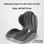 Ergonomic Memory Foam Seat Cushion with Lumbar Back Support